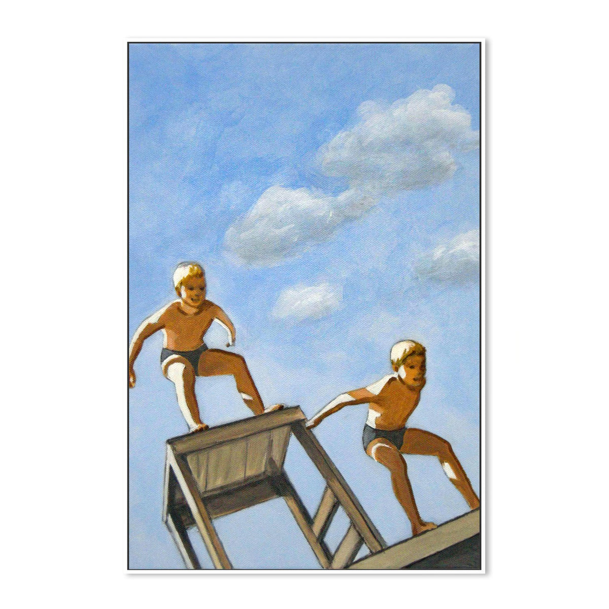 Two Diving Boys