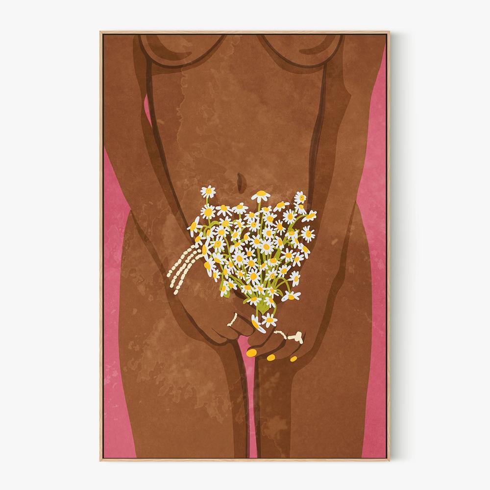 Wearing-Flowers-by-Raissa Oltmanns-wall-art-print-canvas-poster-framed-Gioia