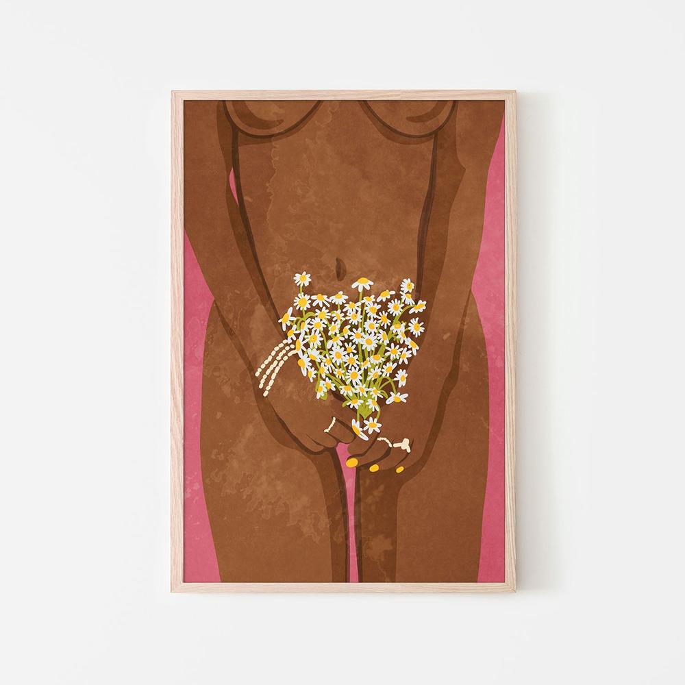 Wearing-Flowers-by-Raissa Oltmanns-wall-art-print-canvas-poster-framed-Gioia