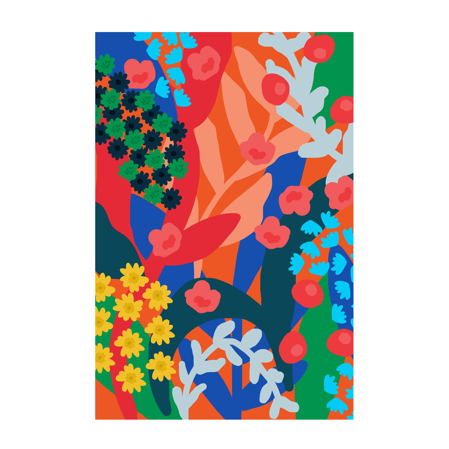 Fiesta of Flowers , By Rafaela Mascaro