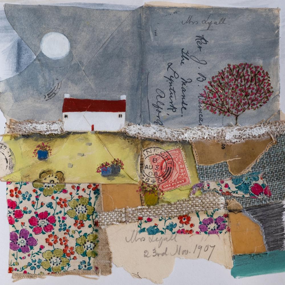 A patchwork garden, Style B-by-Louise O'Hara-wall-art-print-canvas-poster-framed-Gioia