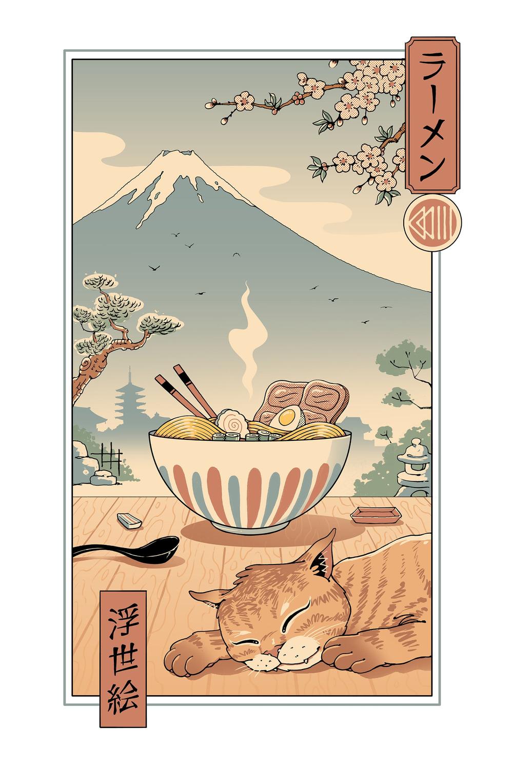 A Perfect Ramen Weather-by-Vincent Trinidad-wall-art-print-canvas-poster-framed-Gioia