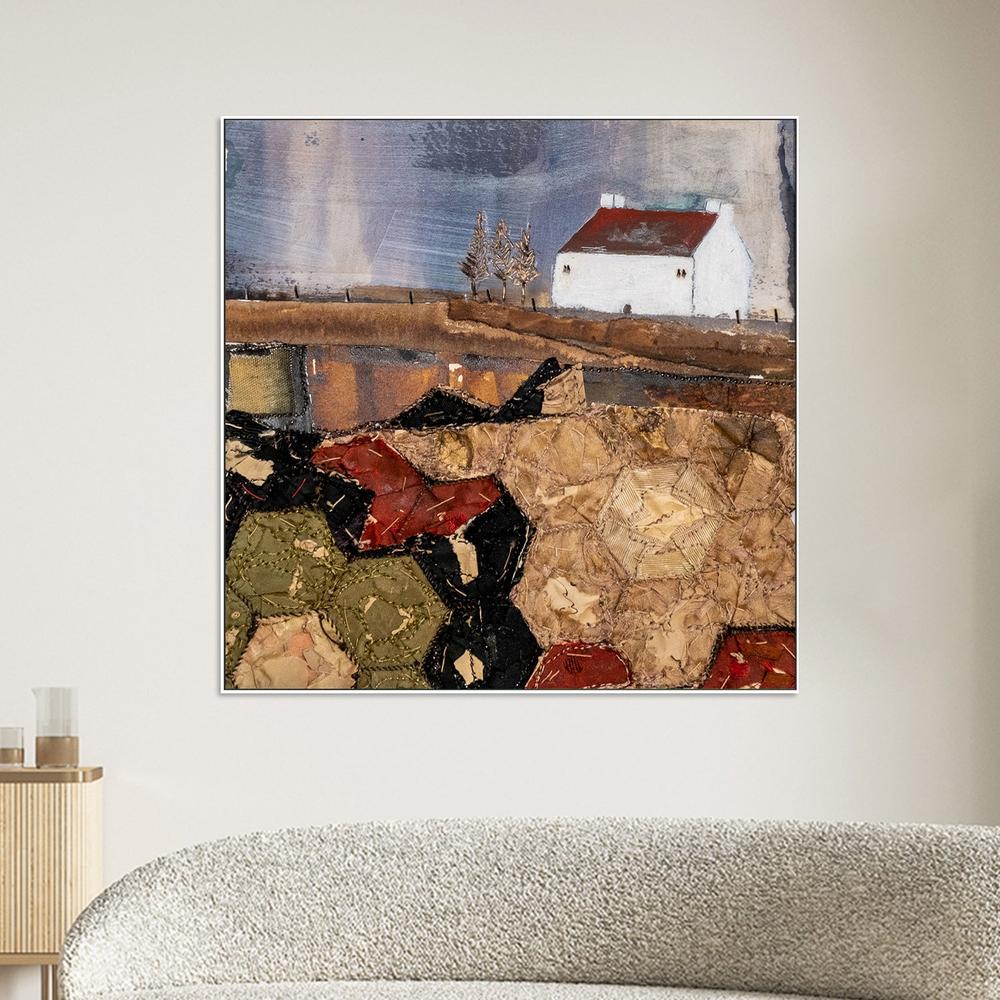A quilted Autumn-by-Louise O'Hara-wall-art-print-canvas-poster-framed-Gioia