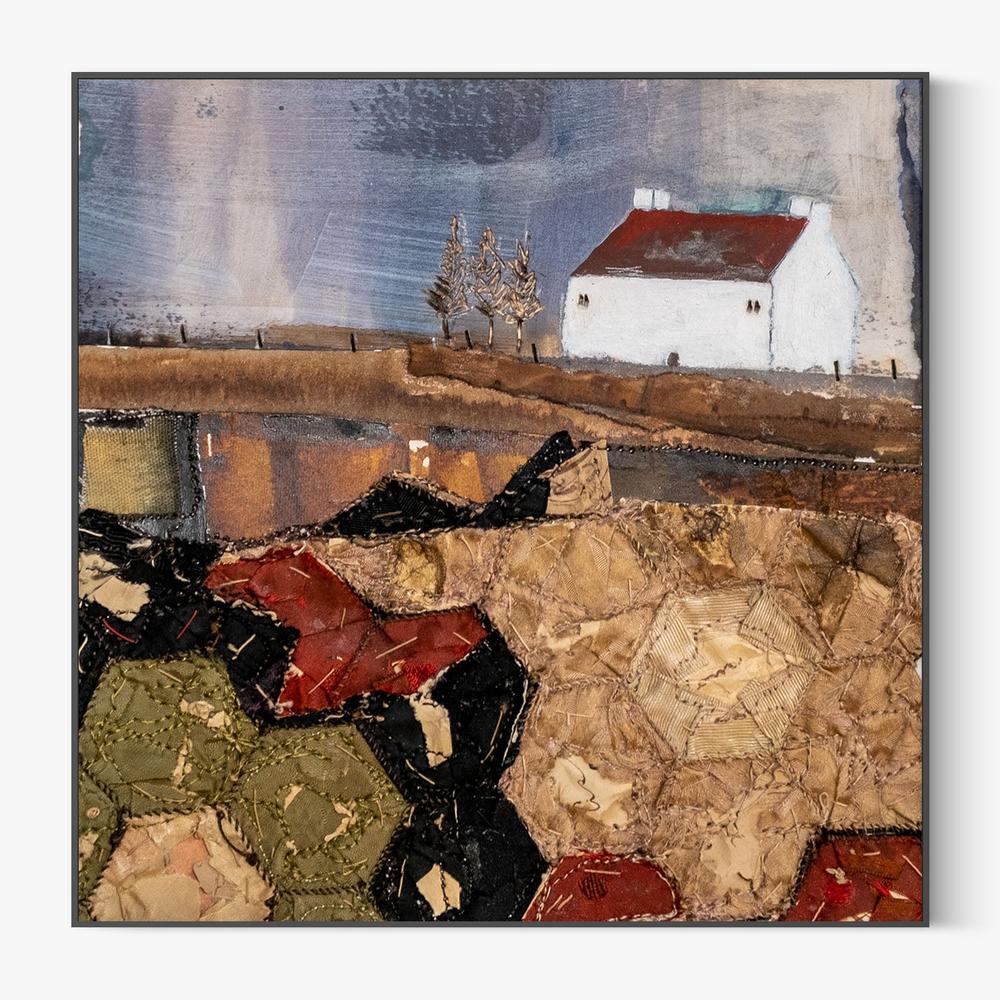 A quilted Autumn-by-Louise O'Hara-wall-art-print-canvas-poster-framed-Gioia