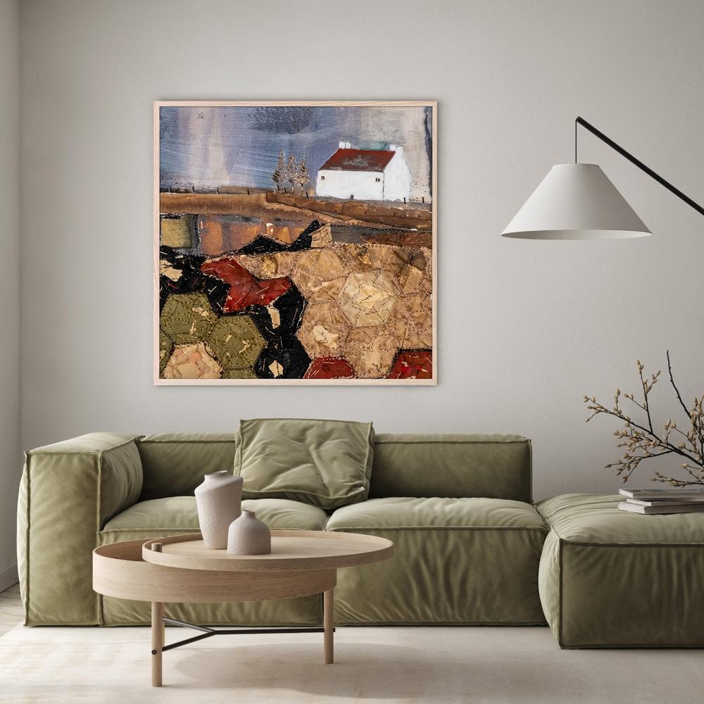 A quilted Autumn-by-Louise O'Hara-wall-art-print-canvas-poster-framed-Gioia