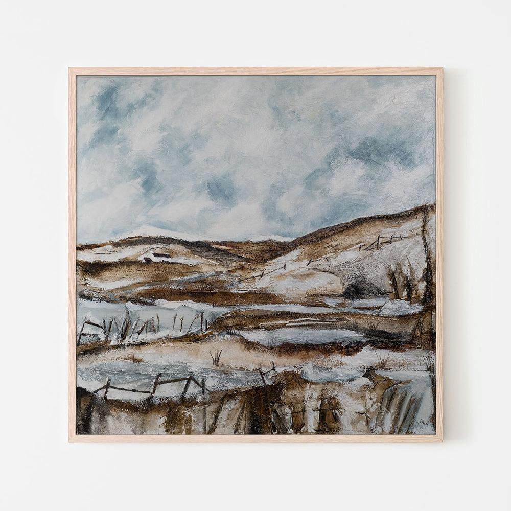 A rugged moorland-by-Louise O'Hara-wall-art-print-canvas-poster-framed-Gioia