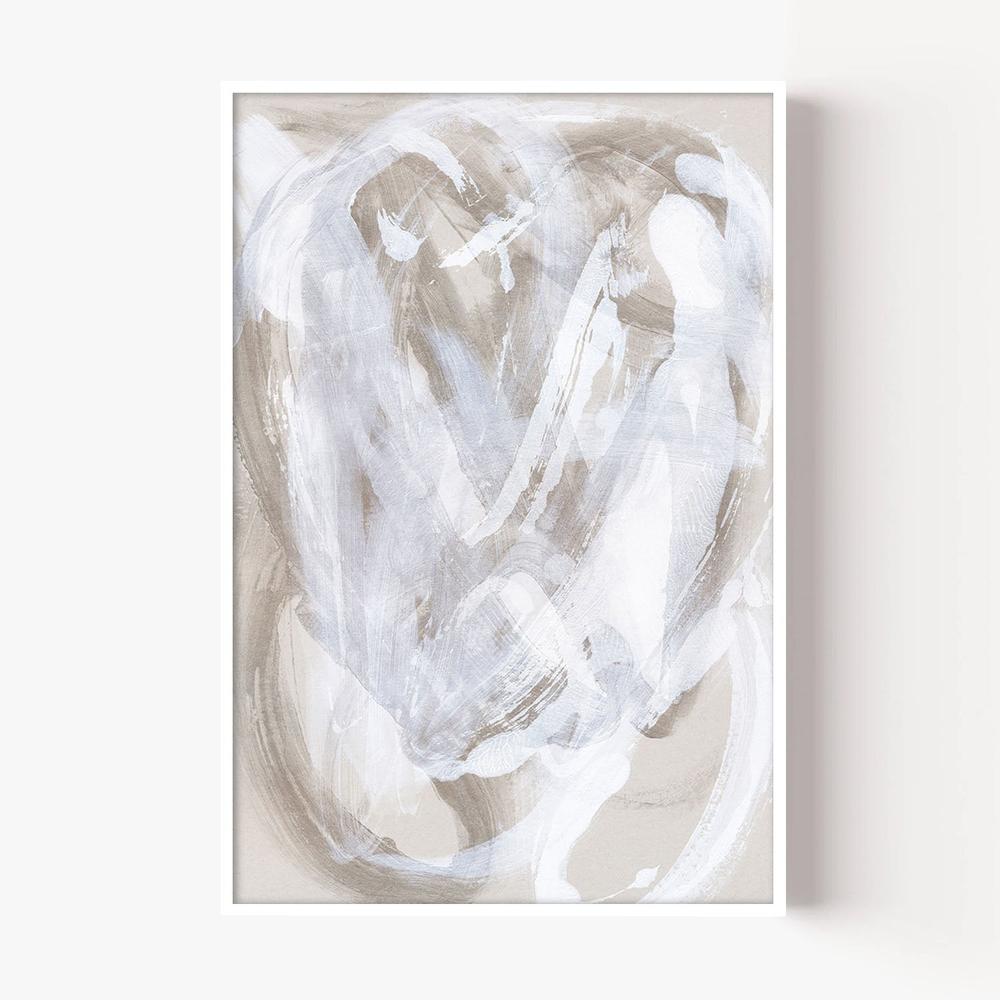 Abstract Brush Strokes 146-by-Mareike Bohmer-wall-art-print-canvas-poster-framed-Gioia