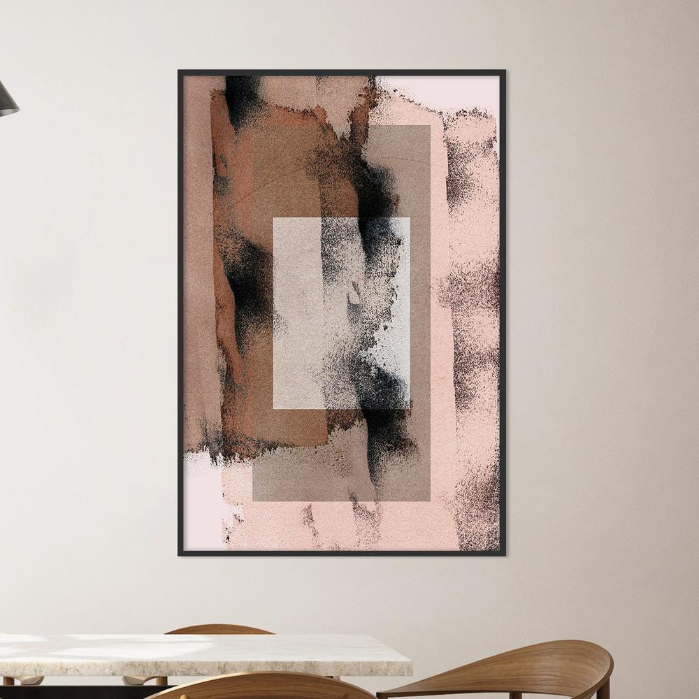 Abstract Brush Strokes 17y-by-Mareike Bohmer-wall-art-print-canvas-poster-framed-Gioia