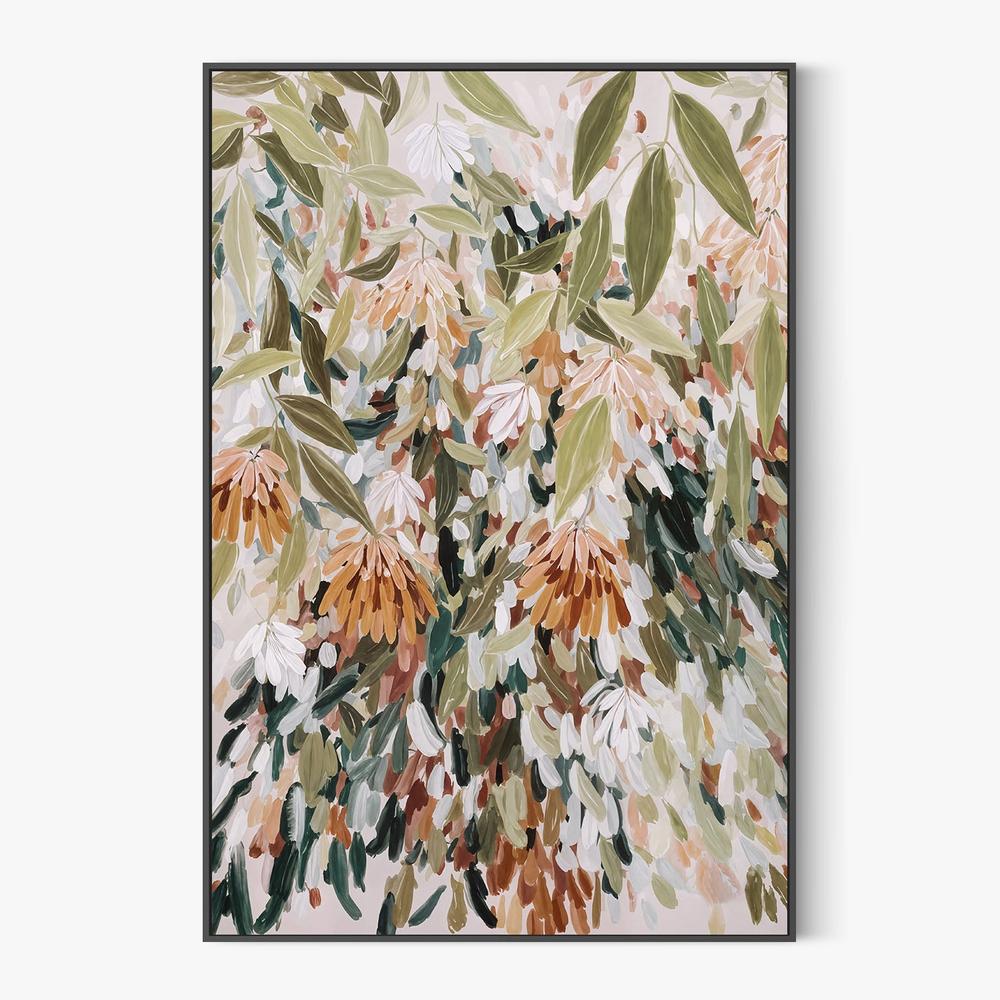 Abstract Floral Garden, Style A-by-Edie-wall-art-print-canvas-poster-framed-Gioia