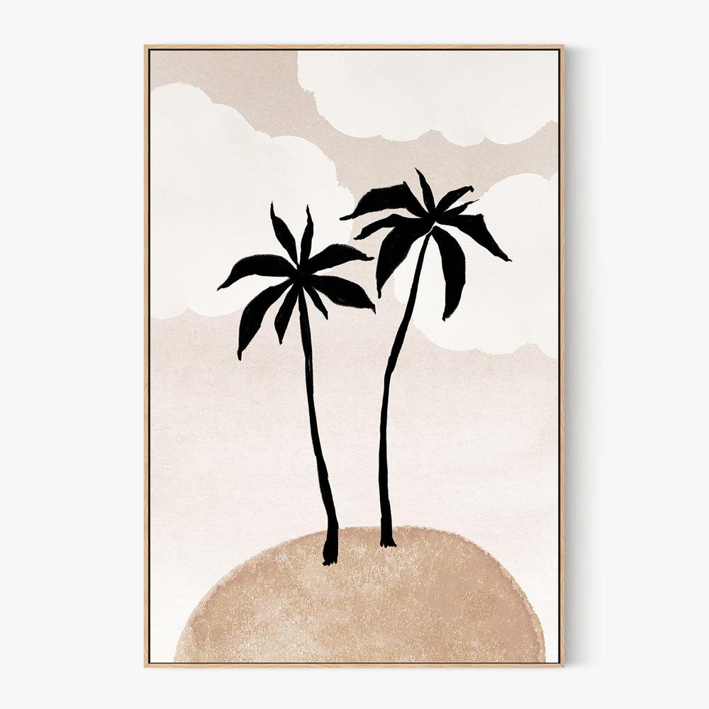 Abstract Palm, Style C-by-Gal Pittel-wall-art-print-canvas-poster-framed-Gioia