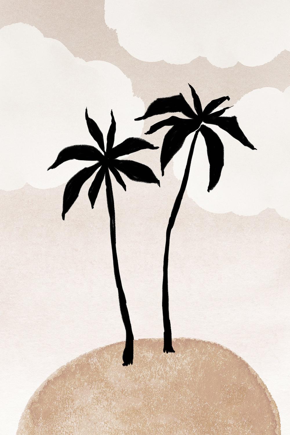 Abstract Palm, Style C-by-Gal Pittel-wall-art-print-canvas-poster-framed-Gioia
