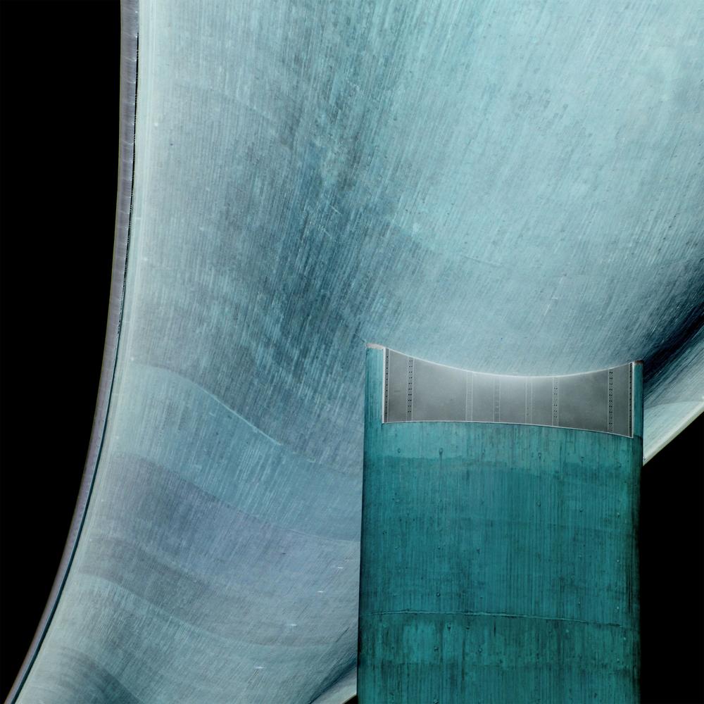Abstract Teal Forms-by-Christina Sillen-wall-art-print-canvas-poster-framed-Gioia