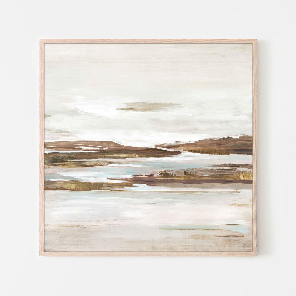 Abstract Tides of the Coast, Style B-by-Lera-wall-art-print-canvas-poster-framed-Gioia