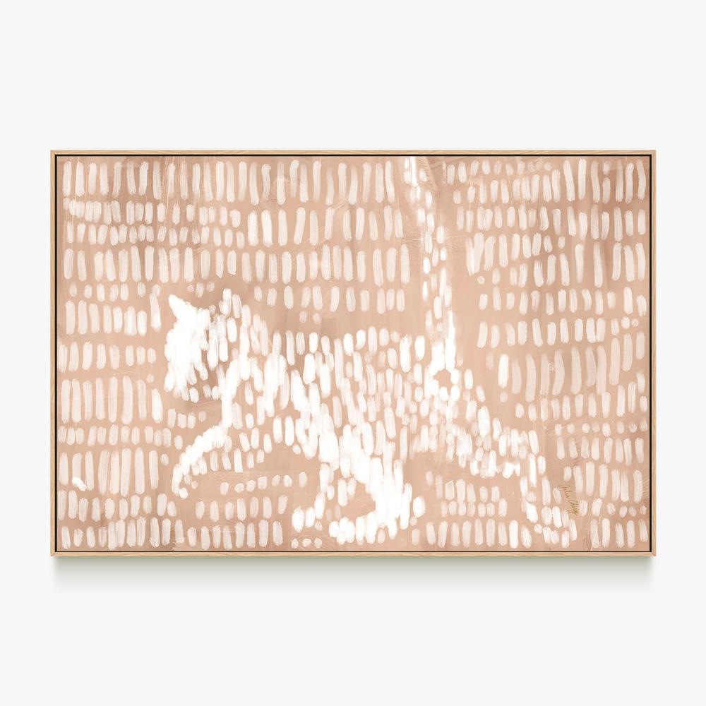 Abstract Wildcat Stride-by-Julia Cheney-wall-art-print-canvas-poster-framed-Gioia