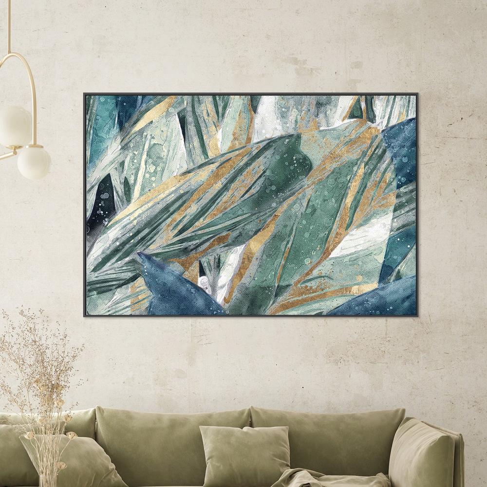 Abstraction of Leaves, Style B-by-Leda Robertson-wall-art-print-canvas-poster-framed-Gioia