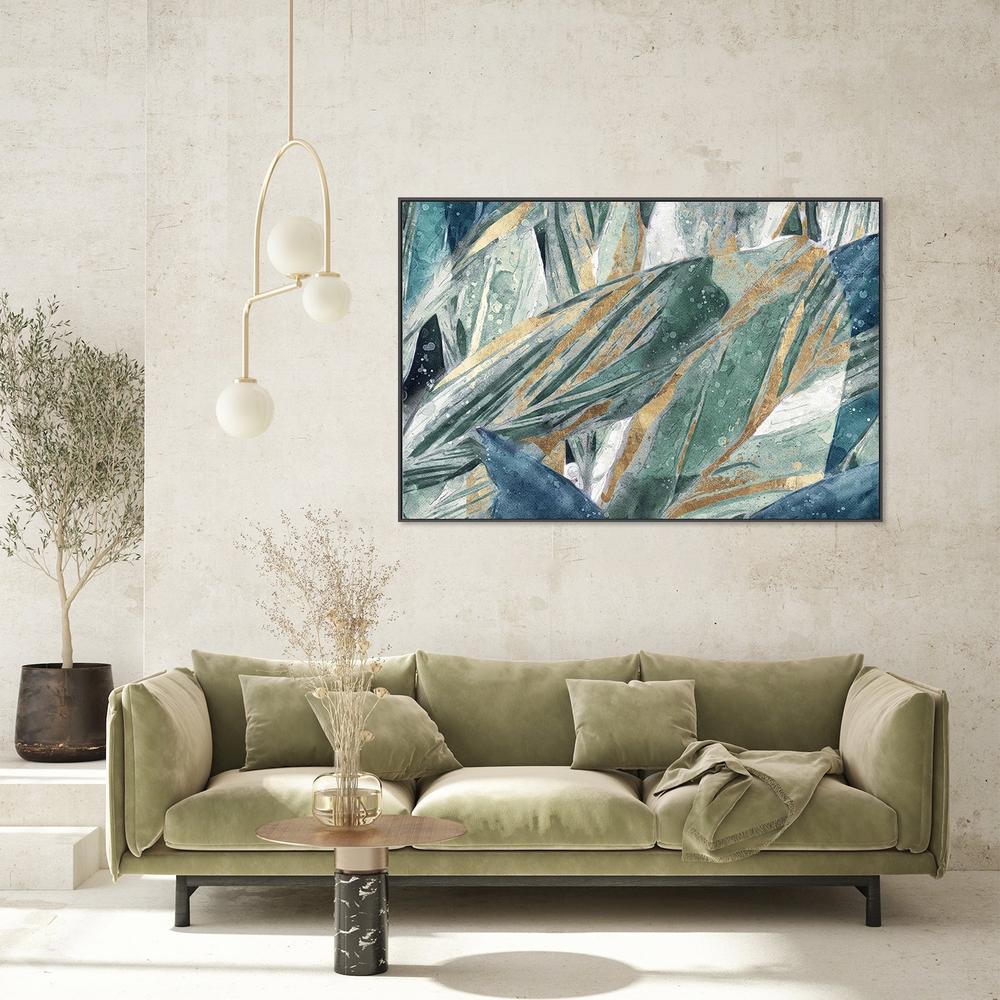 Abstraction of Leaves, Style B-by-Leda Robertson-wall-art-print-canvas-poster-framed-Gioia