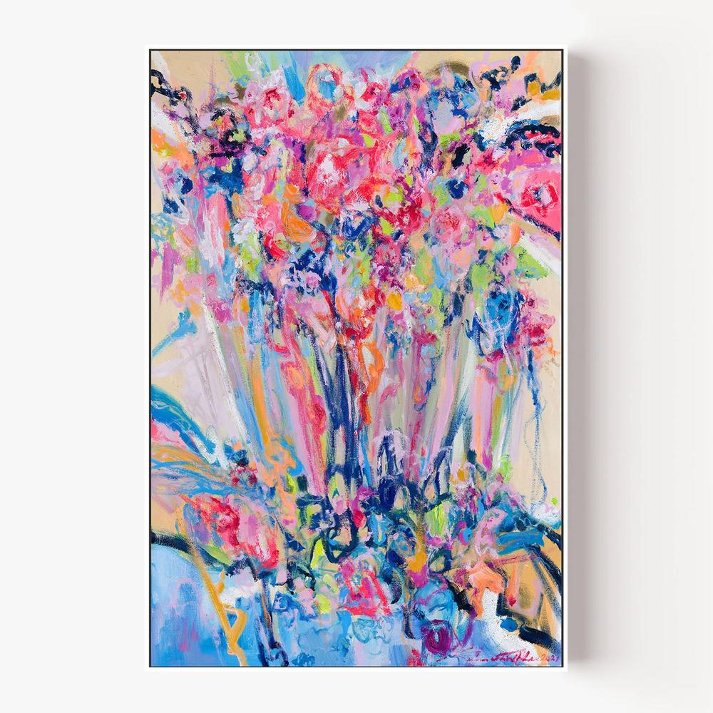 Allegra III – A Vibrant Bouquet-by-Kenneth WH Lee-wall-art-print-canvas-poster-framed-Gioia