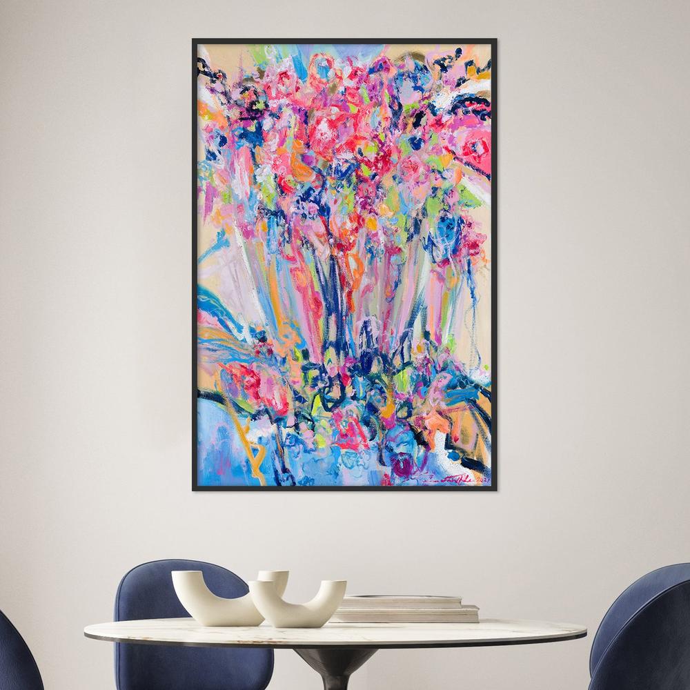 Allegra III – A Vibrant Bouquet-by-Kenneth WH Lee-wall-art-print-canvas-poster-framed-Gioia