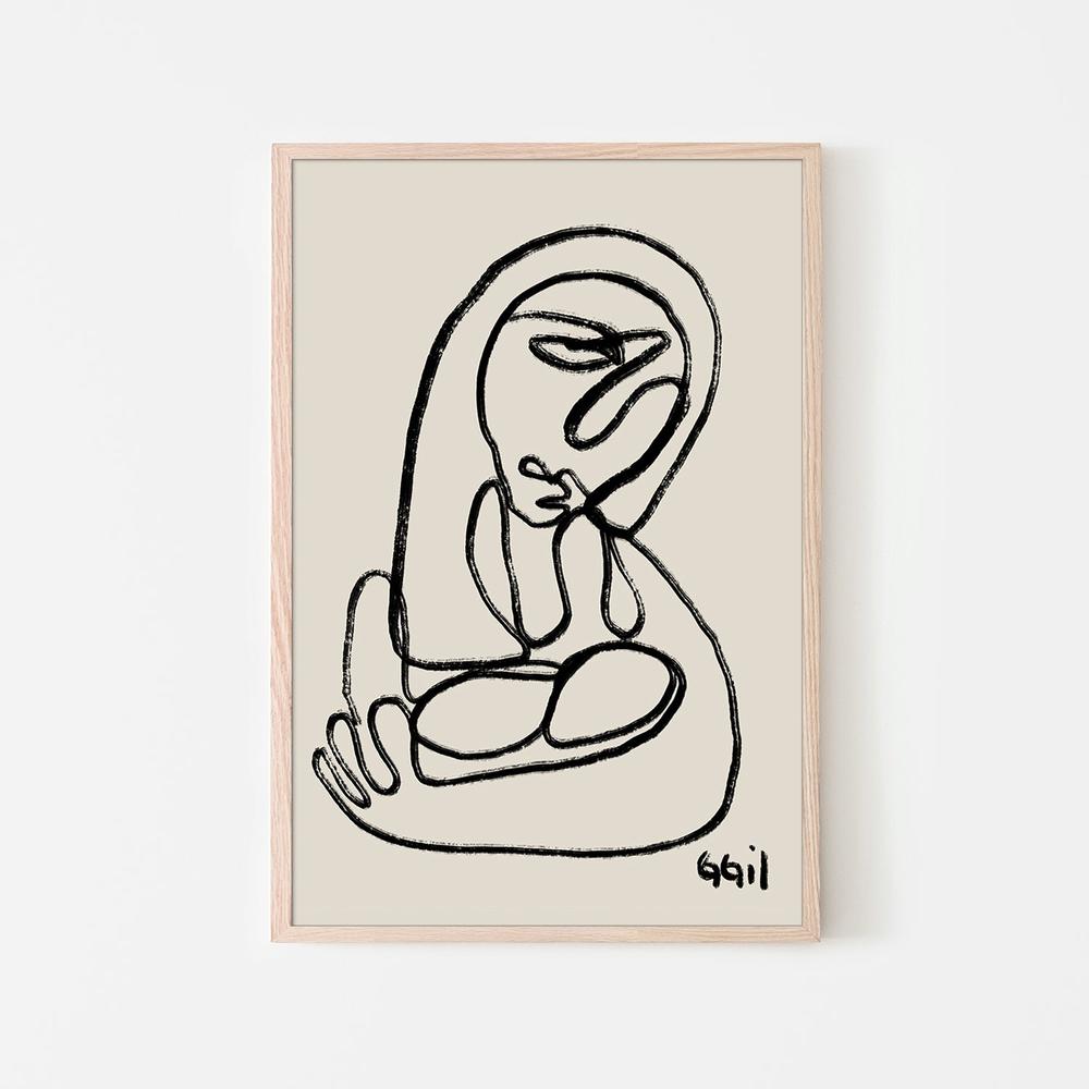 AMOR DE MADRE-by-Giovanna Gil Alves-wall-art-print-canvas-poster-framed-Gioia