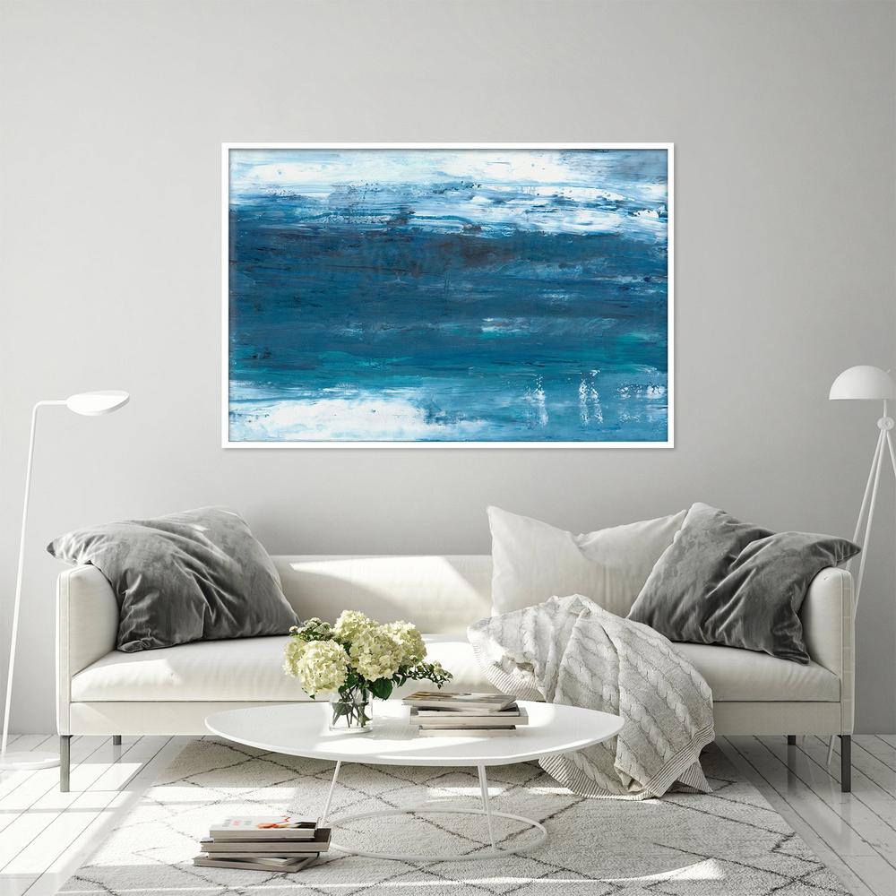 Aqua Shallows-by-Kathleen Rhee-wall-art-print-canvas-poster-framed-Gioia