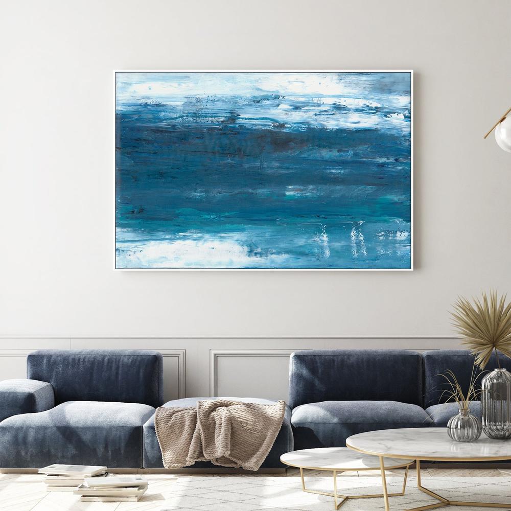 Aqua Shallows-by-Kathleen Rhee-wall-art-print-canvas-poster-framed-Gioia