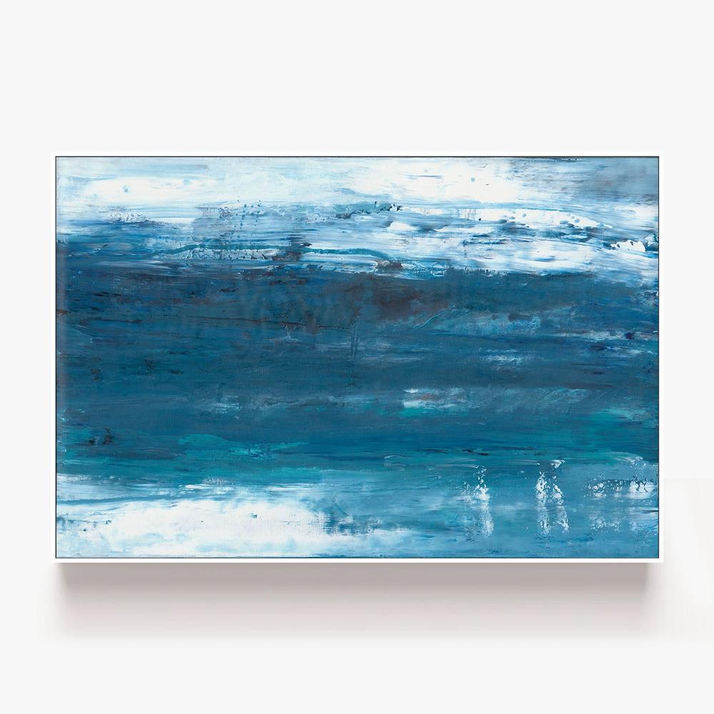 Aqua Shallows-by-Kathleen Rhee-wall-art-print-canvas-poster-framed-Gioia