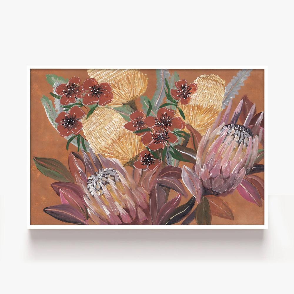 Australia Native Bunch, Style C-by-Lisa Schmidt-wall-art-print-canvas-poster-framed-Gioia