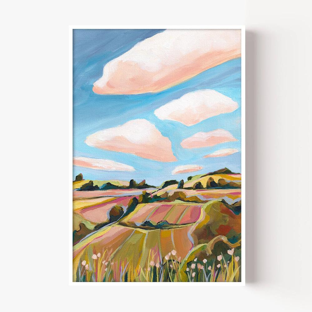 Autumn Fields-by-Lia Nell-wall-art-print-canvas-poster-framed-Gioia