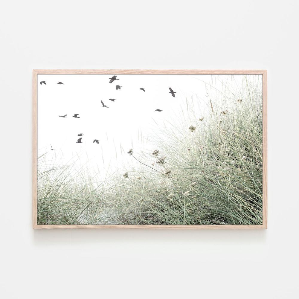Birds Flying South-by-Deborah Revell-wall-art-print-canvas-poster-framed-Gioia