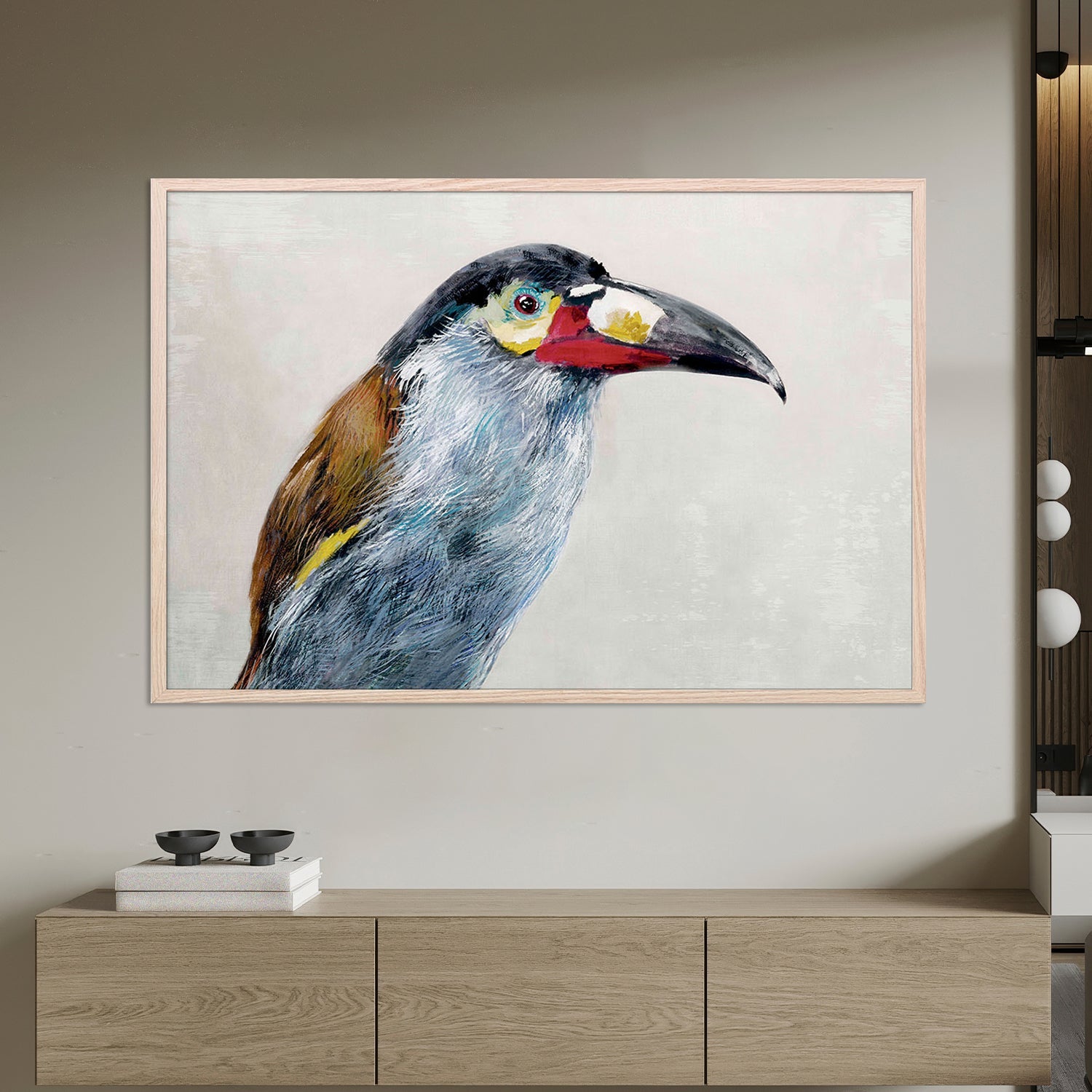 Black billed Mountain Toucan-by-Jacob Q-wall-art-print-canvas-poster-framed-Gioia