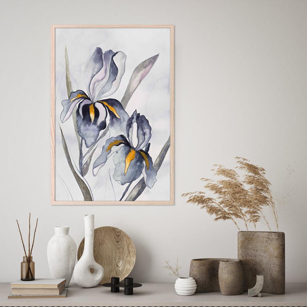 Black Iris-by-Jacob Q-wall-art-print-canvas-poster-framed-Gioia