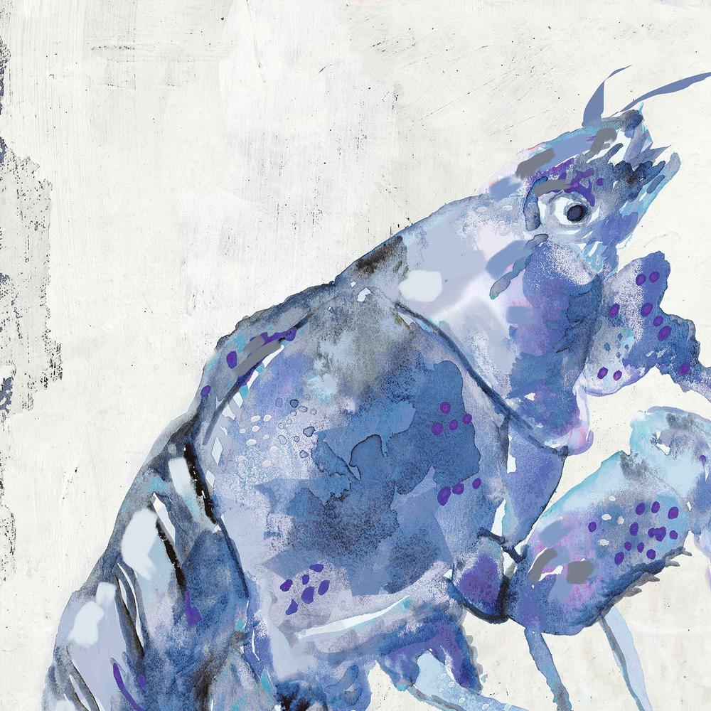 Blue Crayfish, Style A-by-Jacob Q-wall-art-print-canvas-poster-framed-Gioia