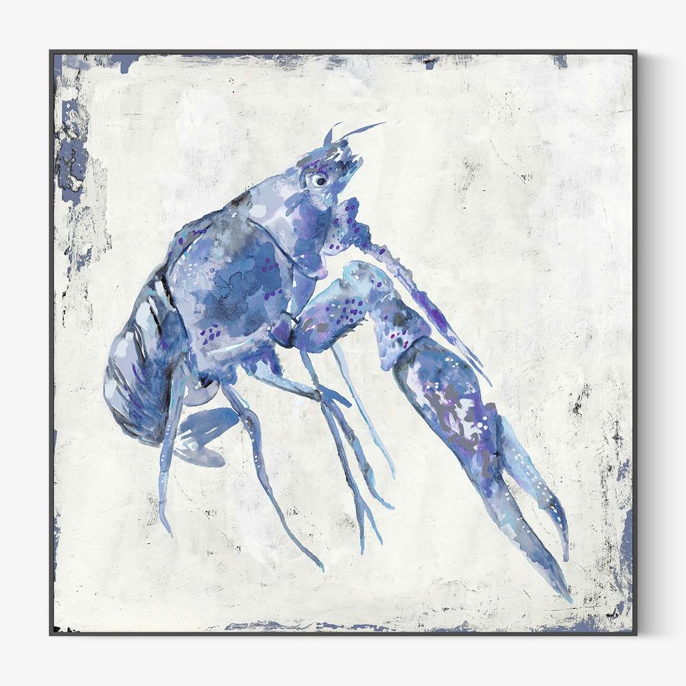 Blue Crayfish, Style A-by-Jacob Q-wall-art-print-canvas-poster-framed-Gioia