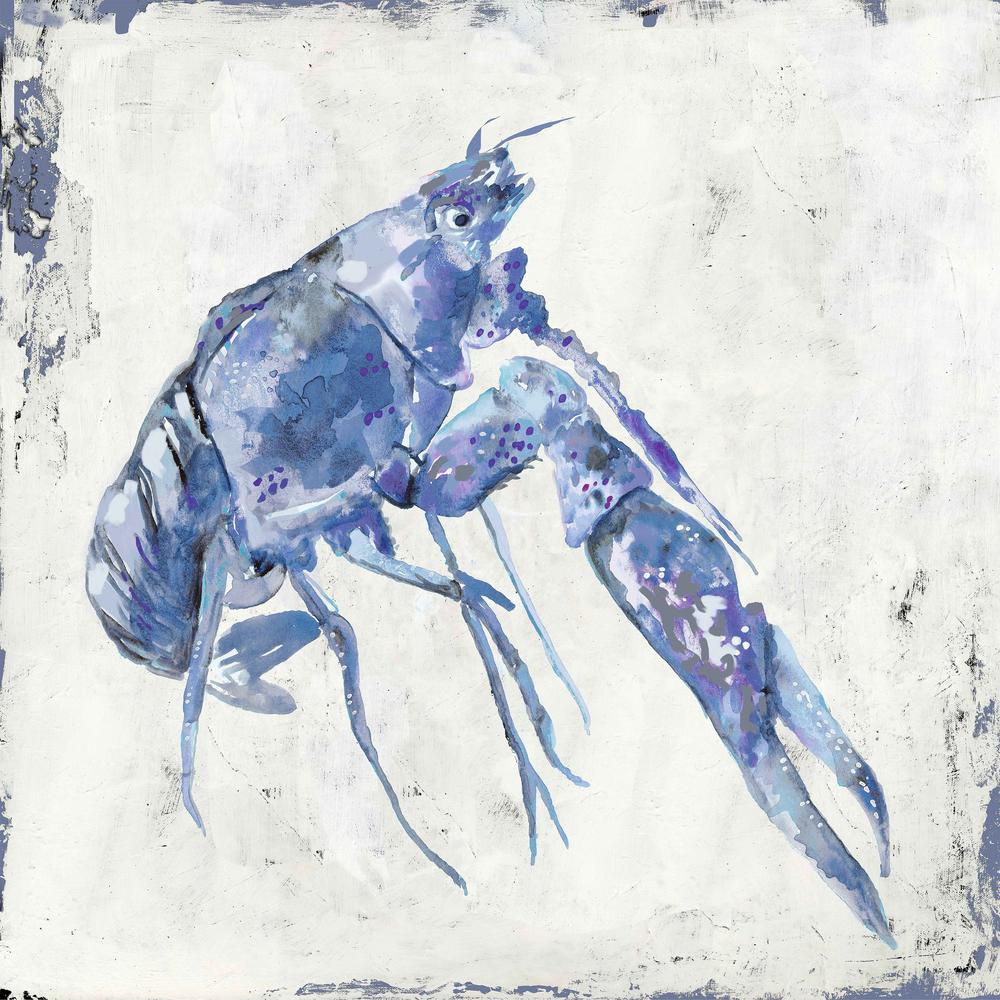 Blue Crayfish, Style A-by-Jacob Q-wall-art-print-canvas-poster-framed-Gioia