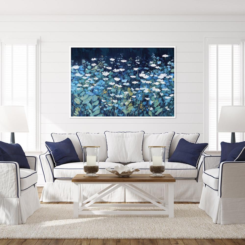 Blue Floral Field, Style A-by-Gioia Template-wall-art-print-canvas-poster-framed-Gioia
