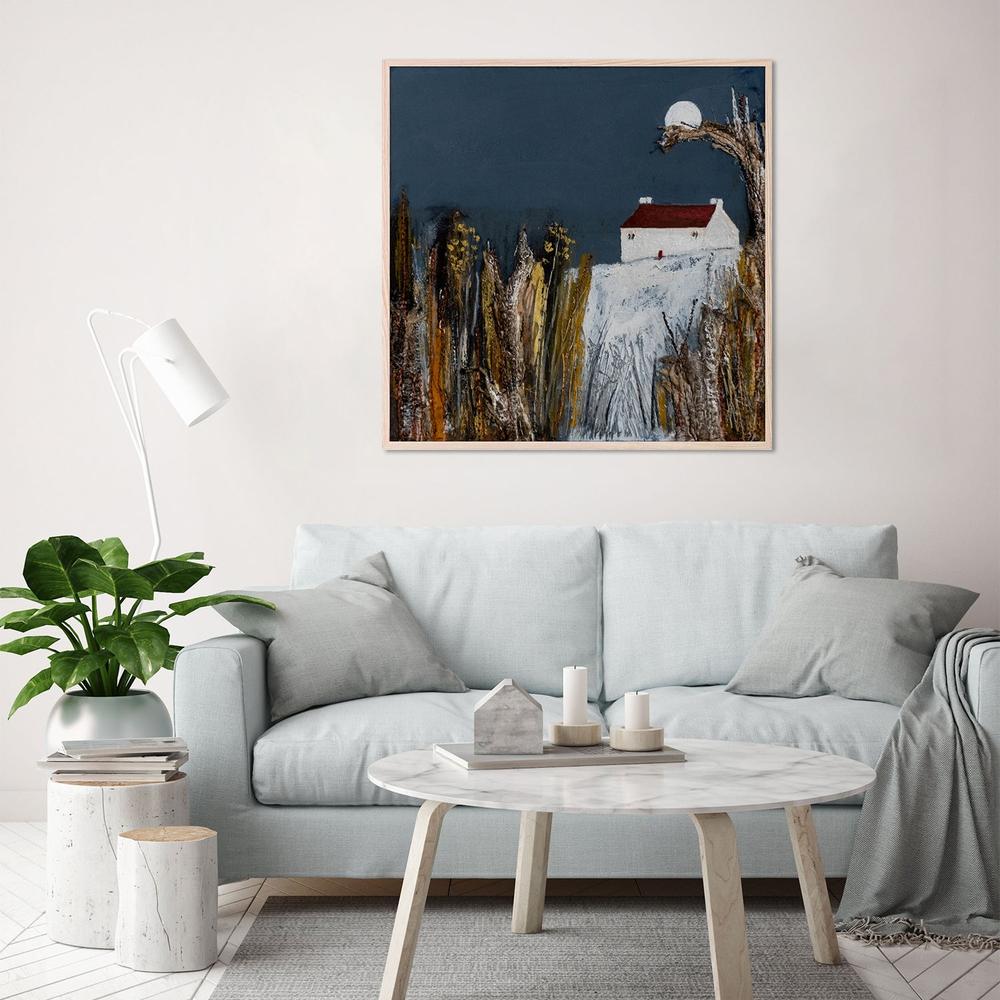 Blue Moon-by-Louise O'Hara-wall-art-print-canvas-poster-framed-Gioia