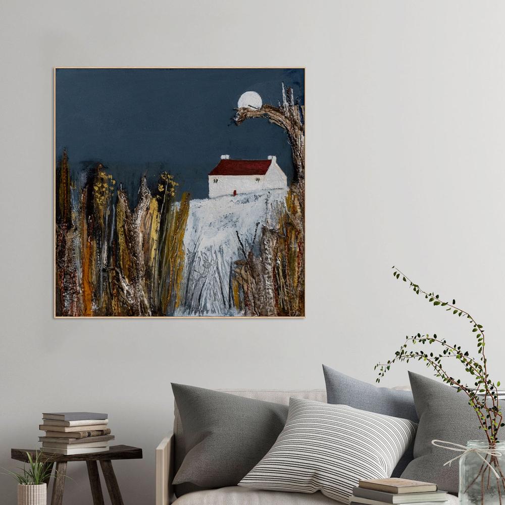 Blue Moon-by-Louise O'Hara-wall-art-print-canvas-poster-framed-Gioia