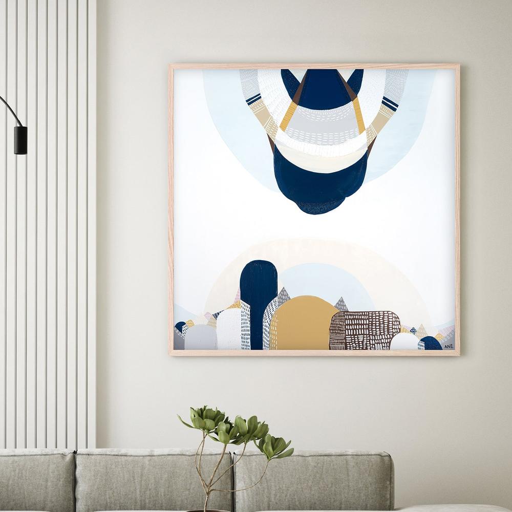 blue mountains, Style B-by-Ani Ipradjian-wall-art-print-canvas-poster-framed-Gioia