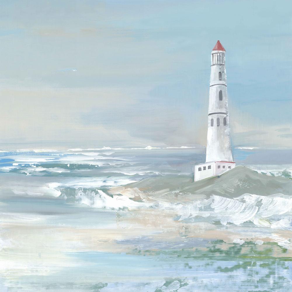 Blue Ocean Lighthouse-by-Lera-wall-art-print-canvas-poster-framed-Gioia