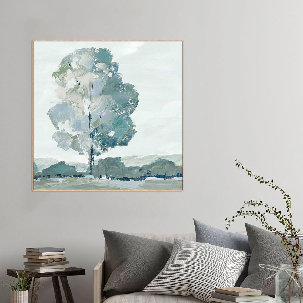 Blue Tree Forest, Style A-by-Lera-wall-art-print-canvas-poster-framed-Gioia