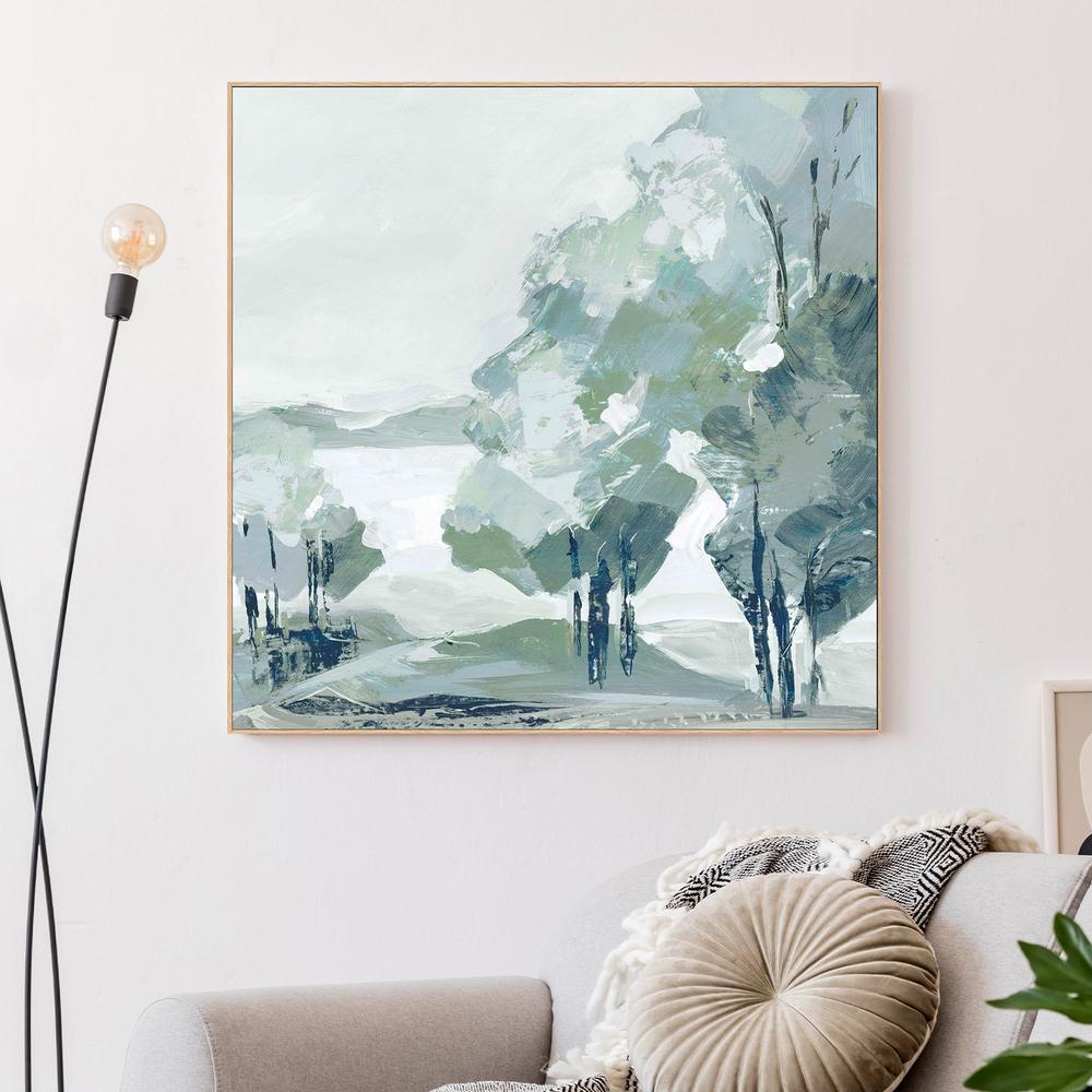 Blue Tree Forest, Style B-by-Lera-wall-art-print-canvas-poster-framed-Gioia