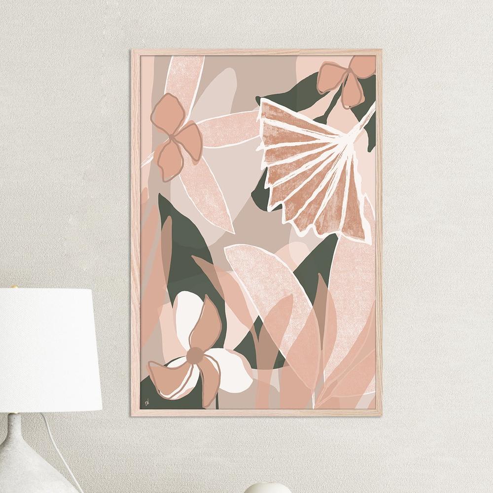 Blush And Bloom-by-Carrie Welsh-wall-art-print-canvas-poster-framed-Gioia