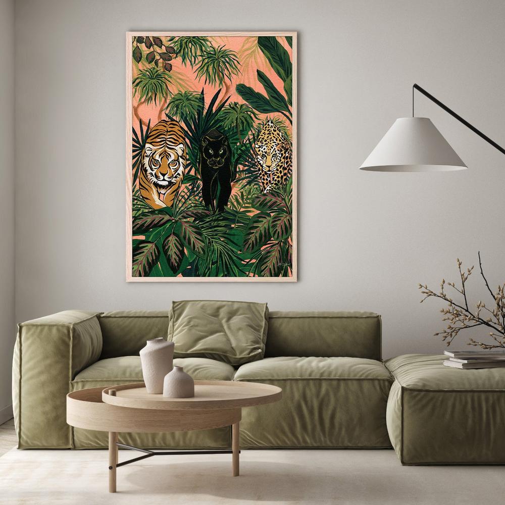 Boho Jungle Prowlers-by-Yvette St. Amant-wall-art-print-canvas-poster-framed-Gioia