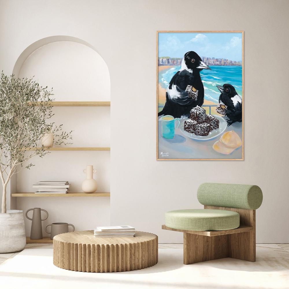 Bondi Lamington-by-Meredith Howse-wall-art-print-canvas-poster-framed-Gioia
