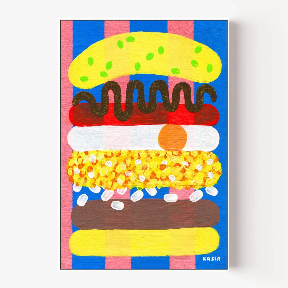 Breakfast Pop-by-Kasia Amanda-wall-art-print-canvas-poster-framed-Gioia