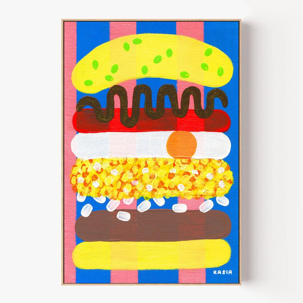 Breakfast Pop-by-Kasia Amanda-wall-art-print-canvas-poster-framed-Gioia
