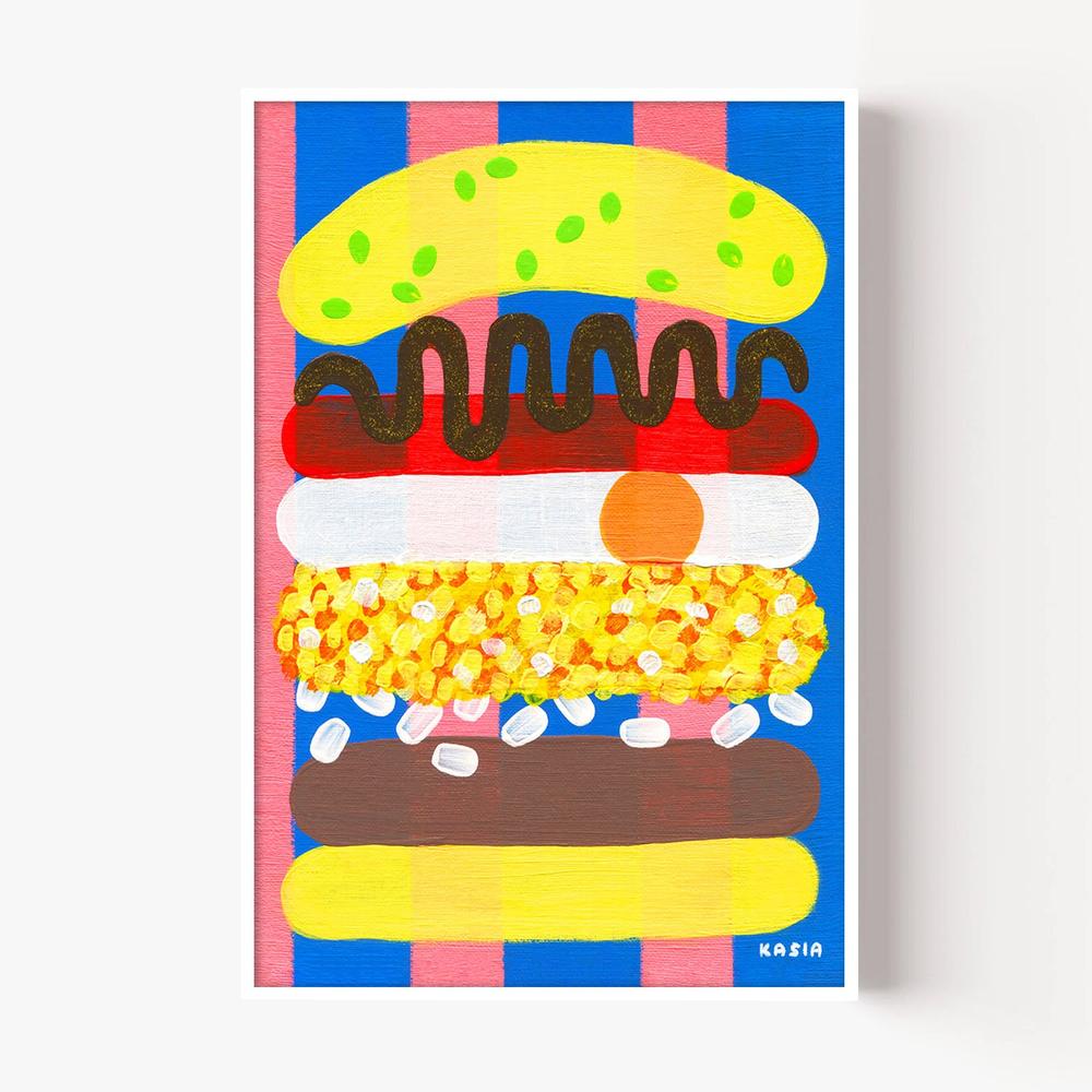 Breakfast Pop-by-Kasia Amanda-wall-art-print-canvas-poster-framed-Gioia
