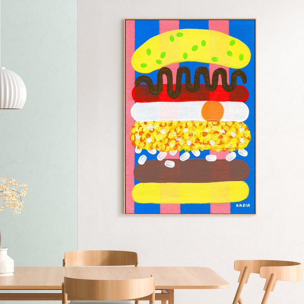 Breakfast Pop-by-Kasia Amanda-wall-art-print-canvas-poster-framed-Gioia