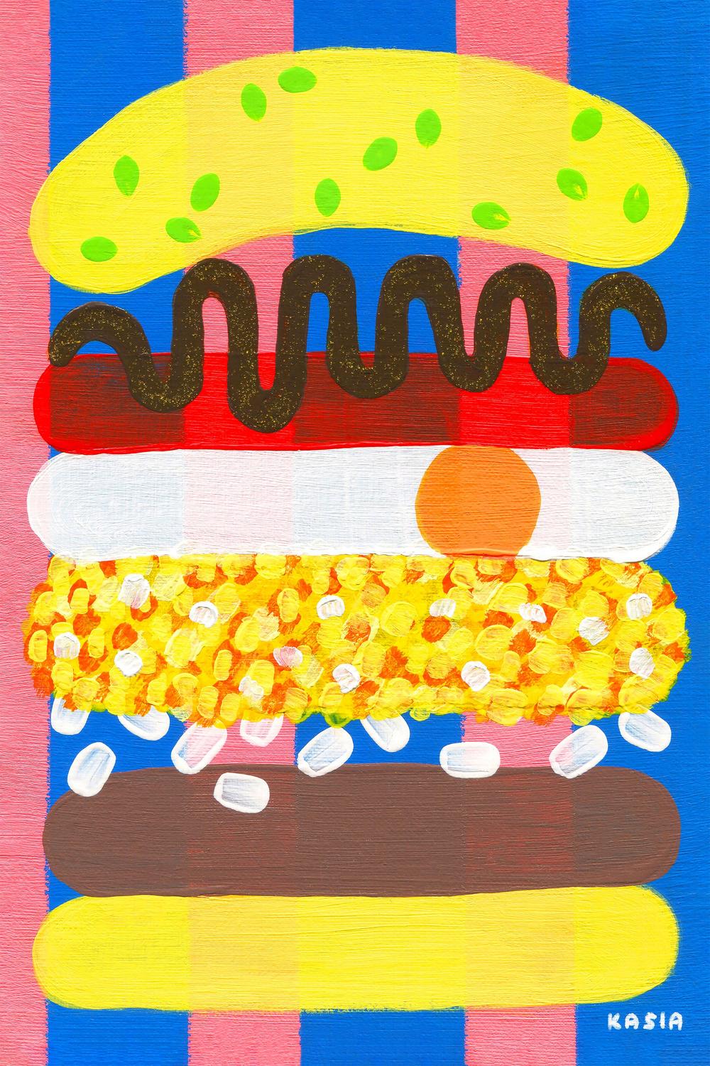 Breakfast Pop-by-Kasia Amanda-wall-art-print-canvas-poster-framed-Gioia