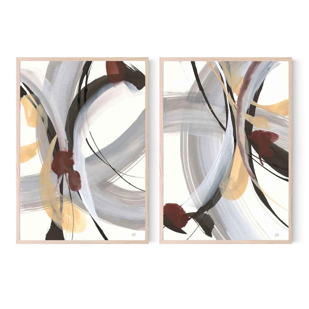 Bundled, Style A & B, Set Of 2-by-Chris Paschke-wall-art-print-canvas-poster-framed-Gioia
